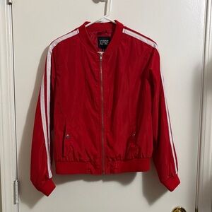 Red Bomber Jacket